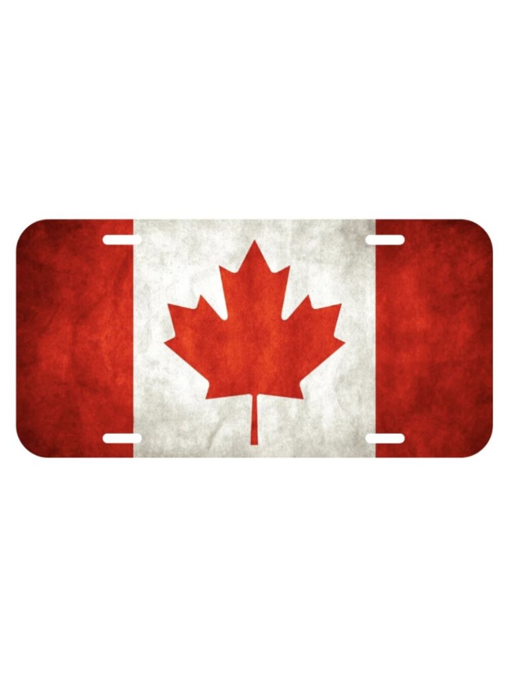 Canadian Flag Vehicle License Plate Front Auto Tag Canada Maple Leaf Toronto NEW